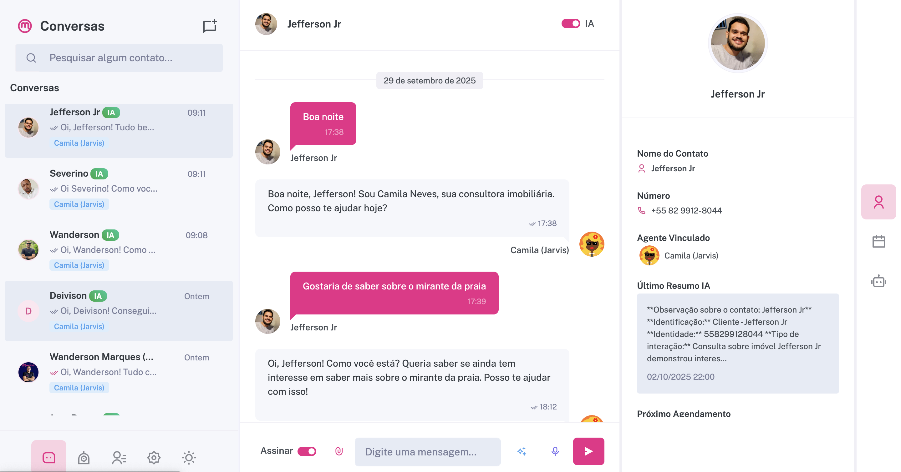 Chat de Atendimento Inteligente